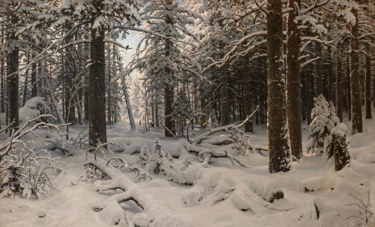 Иван Шишкин — «Зима». Изображение: предоставлено Русским музеем