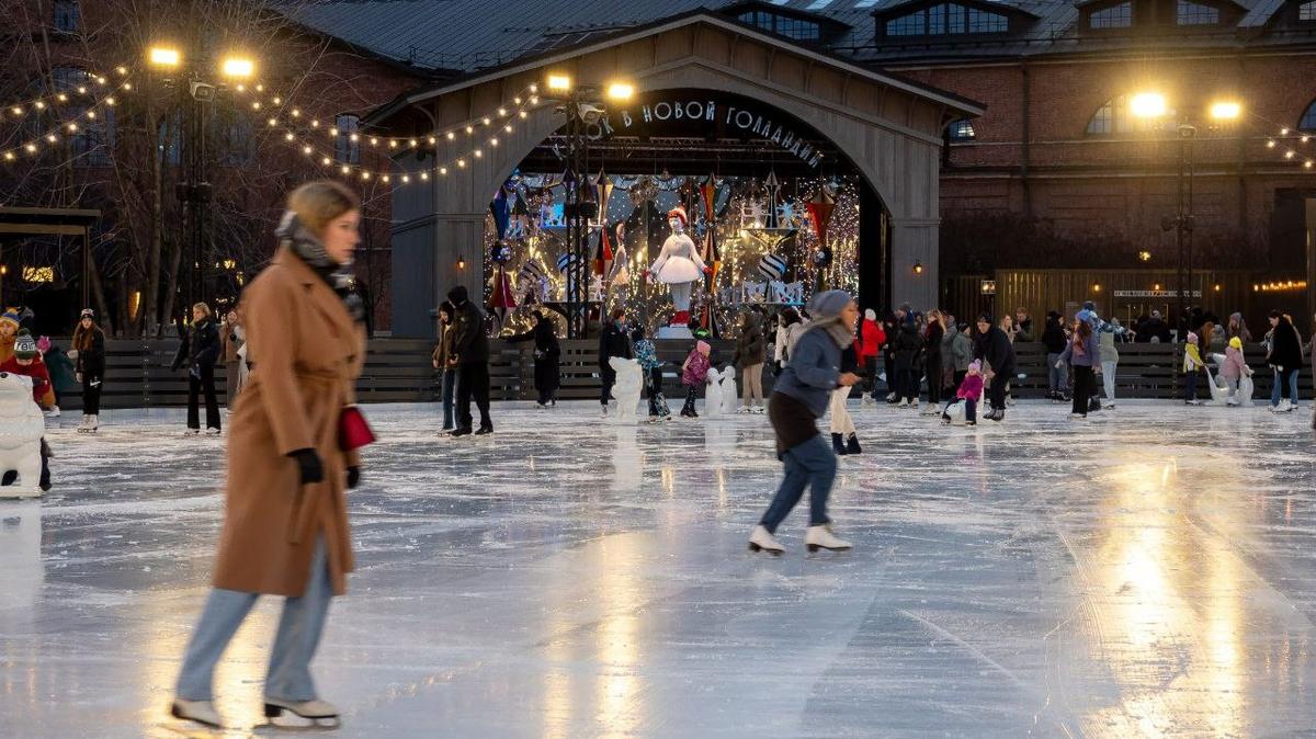 Каток в «Севкабель Порту» откроется 19 ноября, а на «Новой Голландии» — 26 ноября