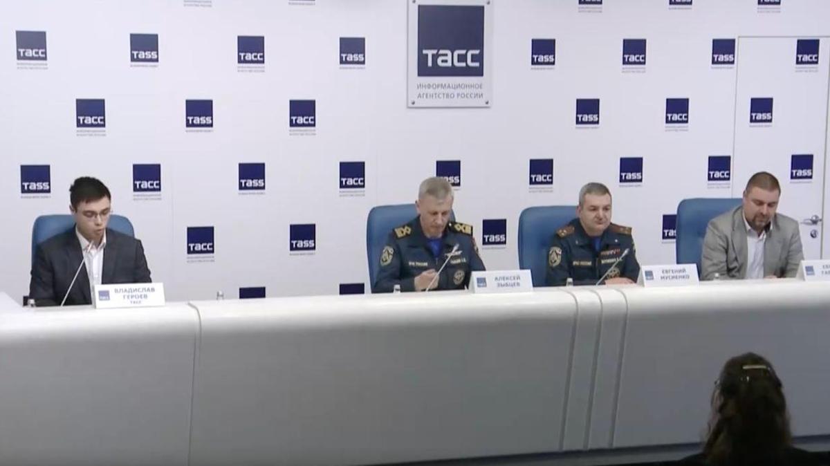 Скриншот с пресс-конференции в ТАСС