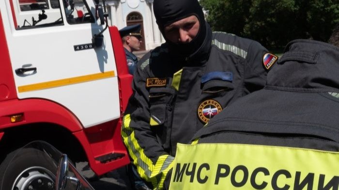 Пожар в доходном доме Фокина на Мясной улице потушили