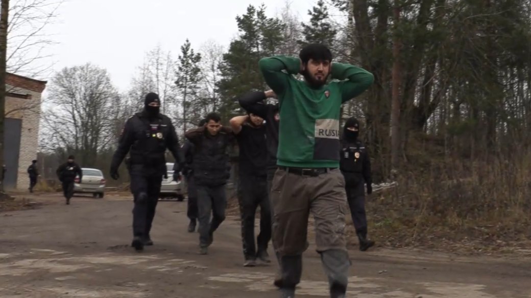 Скриншот видео: МВД по Петербургу и Ленобласти