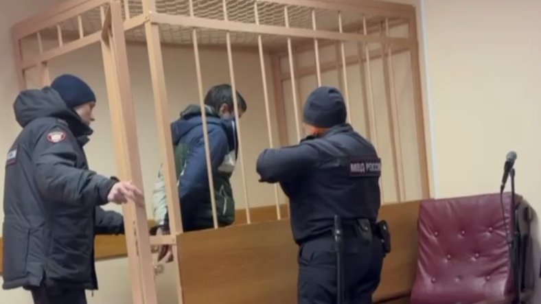 Скриншот видео: объединенная пресс-служба судов Петербурга