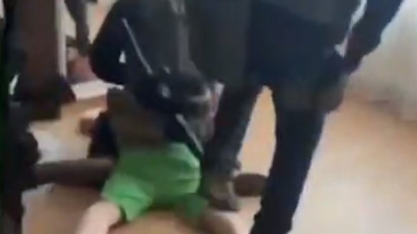 Скриншот видео: Росгвардия Петербурга