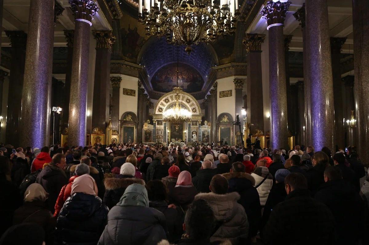 Рождественская служба казанский собор