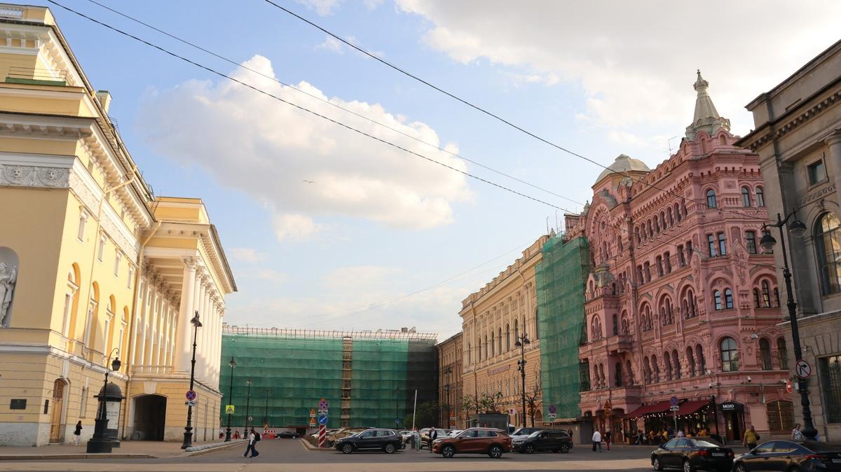Доходный дом Басина в переулке Крылова планируют отреставрировать до ноября 2027 года
