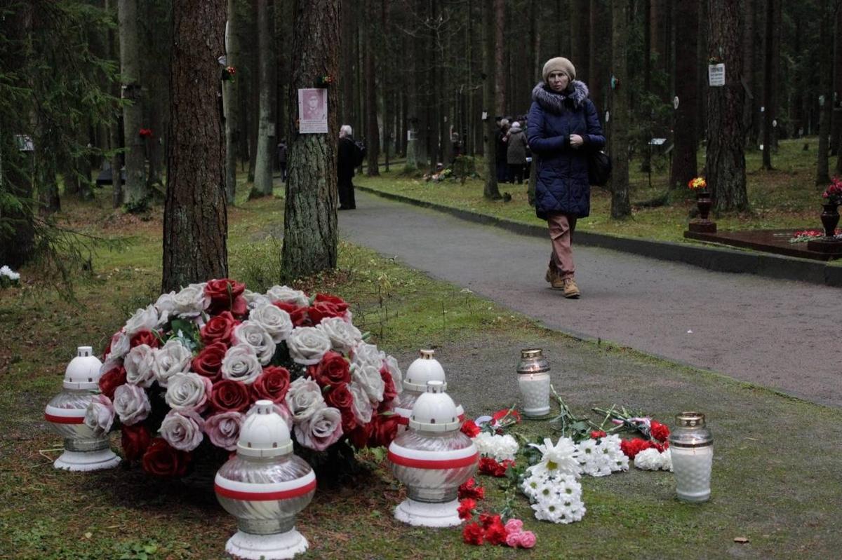 Место памятного креста полякам — жертвам политических репрессий. Фото: Любовь Смирнова / МР7