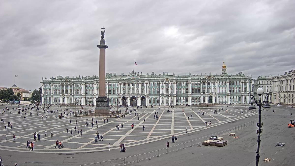 Скриншот камеры Государственного Эрмитажа