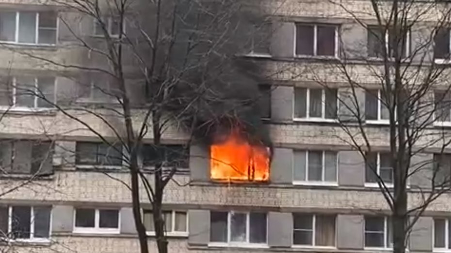 Жителей многоэтажки на улице Костюшко эвакуировали из-за пожара