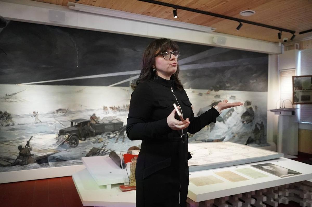 Куратор новой экспозиции музея, творческий директор бюро «Метаформа» Виктория Тарасова. Фото: Павел Борисенко / MR7