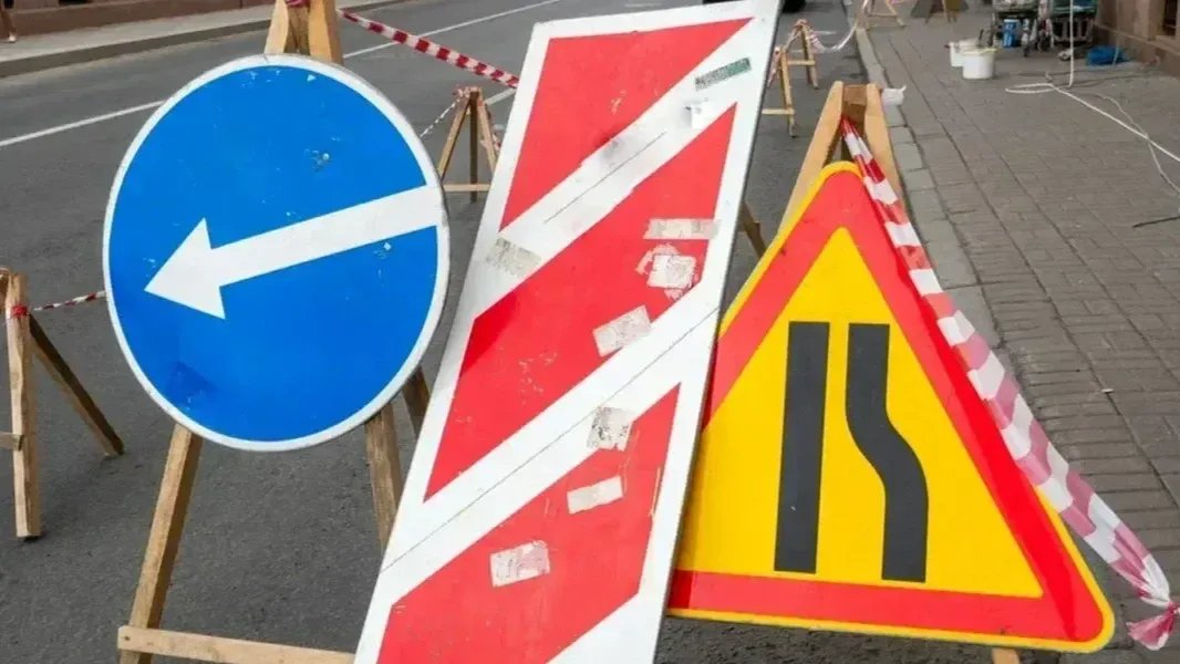 Дорожное движение ограничат в трёх районах Петербурга с 16 мая