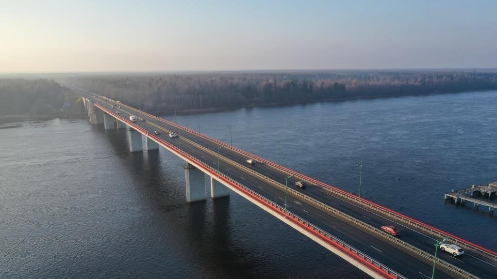Ладожский мост. Фото: пресс-служба ФКУ Упрдор «Северо-Запад»