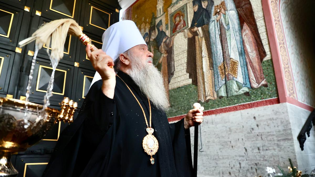 Освящен храм колокольни Воскресенского Новодевичьего монастыря в Петербурге