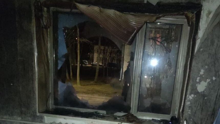 Последствия пожара. Фото: пресс-служба ГУ Росгвардии по Петербургу и Ленобласти