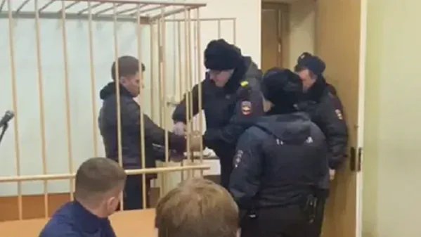 Скриншот видео объединенной пресс-службы судов Петербурга