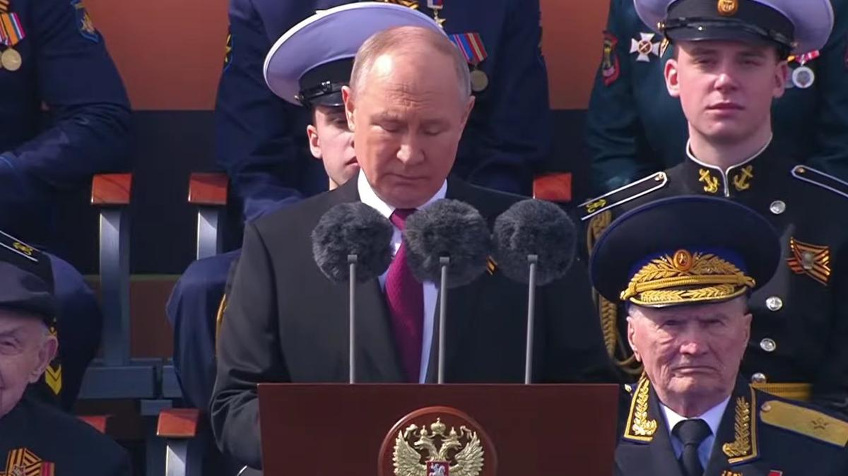 Владимир Путин. Скриншот: прямая трансляция парада Победы