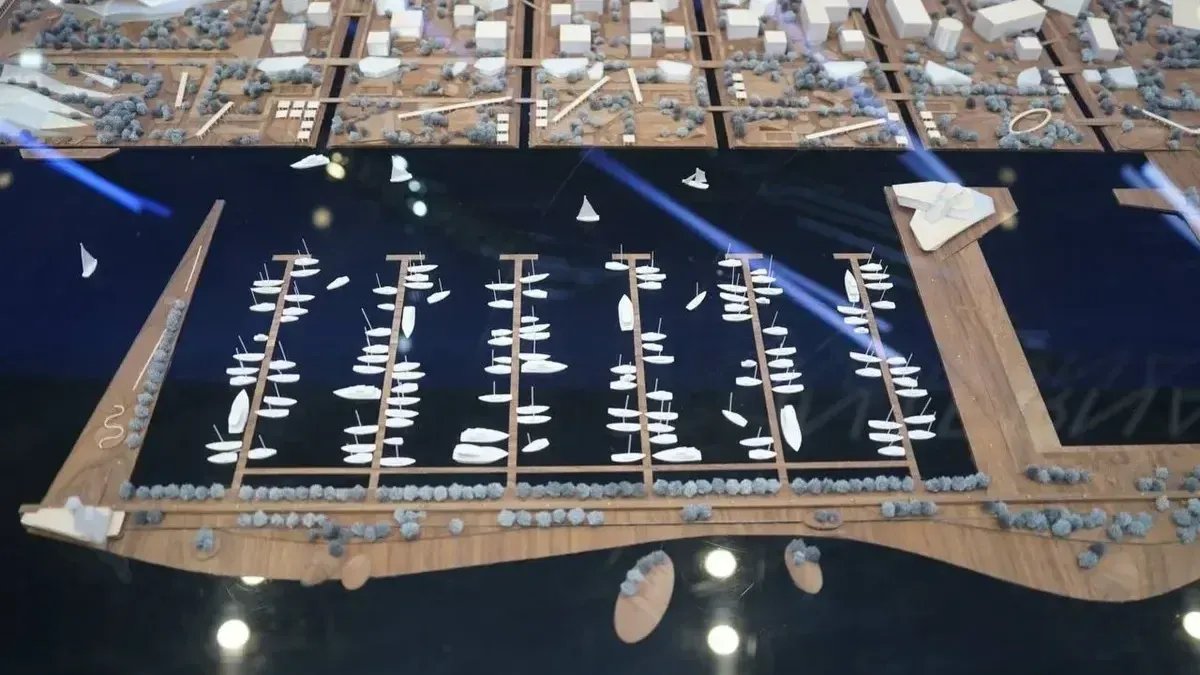 Макет «Санкт-Петербург Марины» на ПМЭФ-2025. Фото: MR7