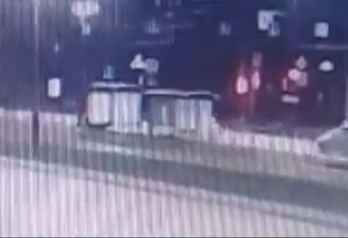 Скриншот с видео с места ДТП от ГУ МВД