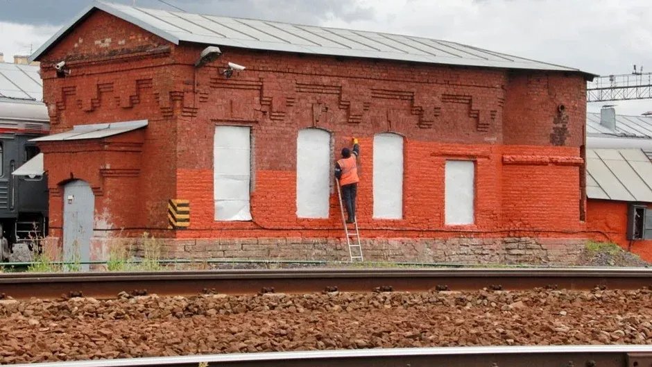 Снос комплекса зданий Хозяйственной станции. Фото: Sos СПб снос