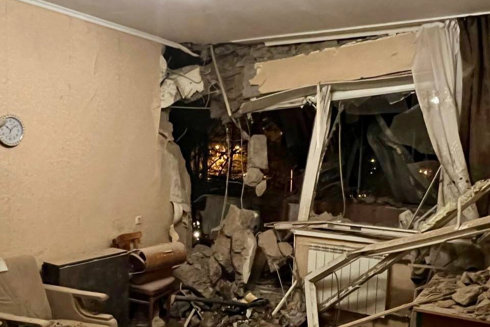 Разрушенная из-за взрыва квартира. Фото: Telegram-канал губернатора Белгородской области Вячеслава Гладкова