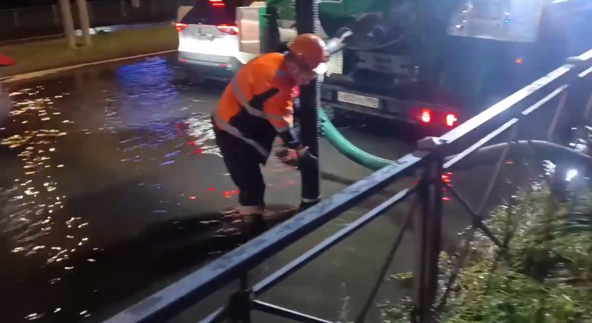 Скриншот видео: «Водоканал» Петербурга
