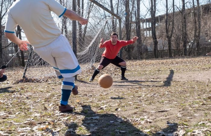 Футбол в блокадном Ленинграде воссоздали на съемках фильма