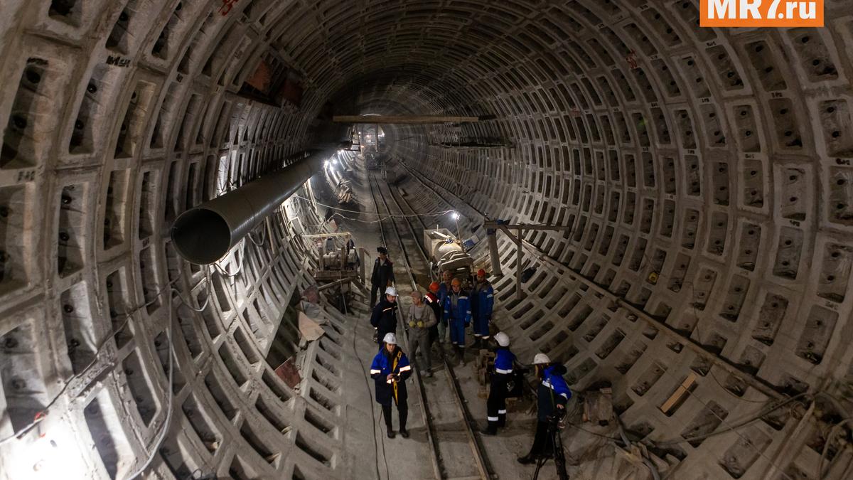 На станции «Путиловская» завершили проходку наклонного хода