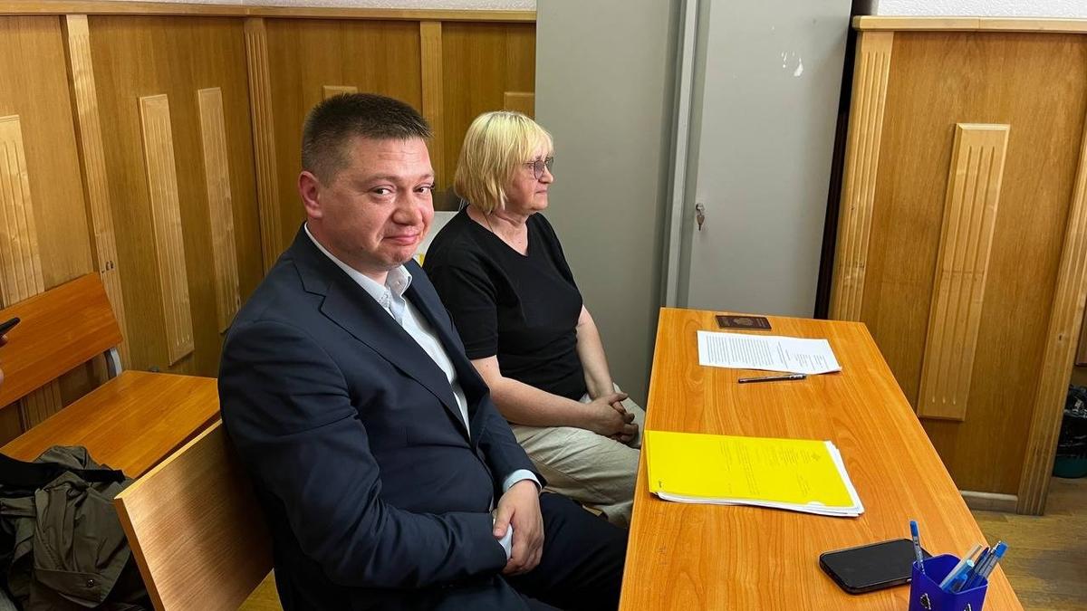 Сергей Подольский и Марина Балуева в суде. Фото: Любовь Смирнова / МР7