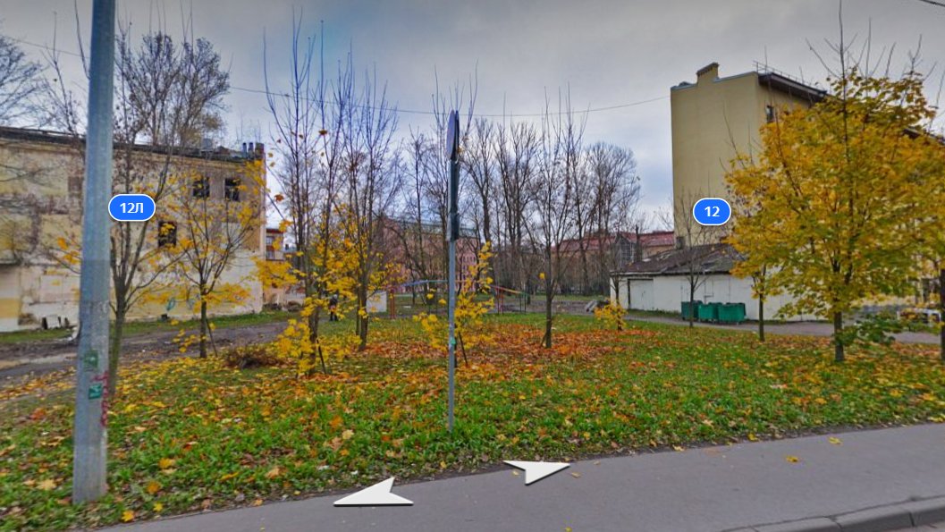 Сквер на набережной Бумажного канала собираются продать под застройку