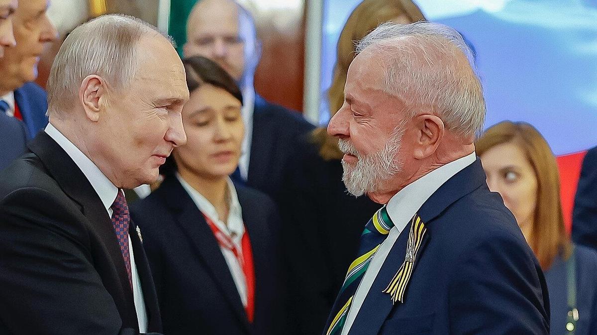 Владимир Путин и Лула да Силва. Фото: Wikipedia.org