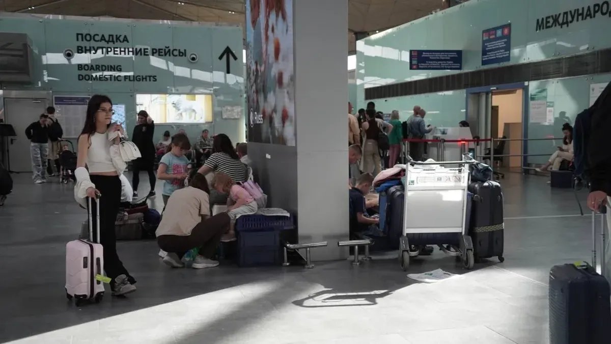 Мышь пробралась в зону выдачи багажа Пулково