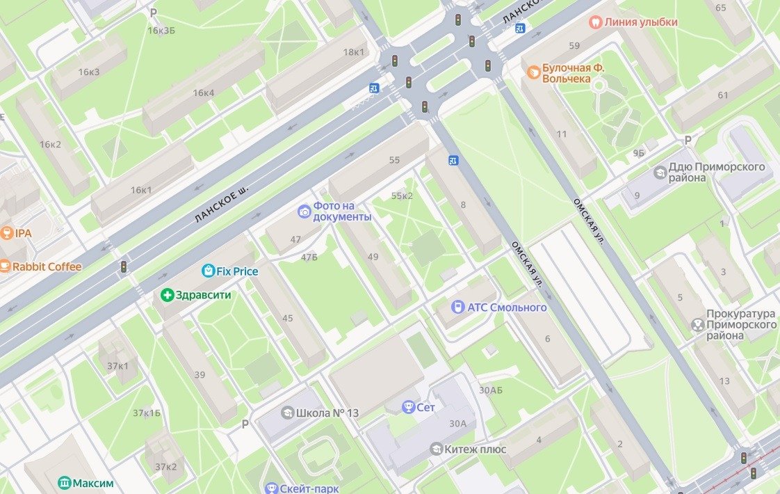 Схема: «Яндекс.Карты»