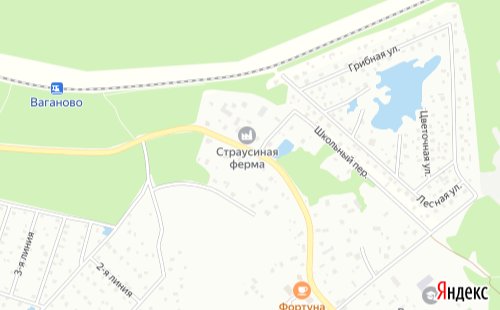 Схема: «Яндекс.Карты»