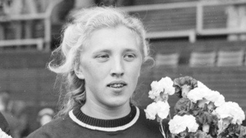 Галина Зыбина на Олимпийских играх 1952 года. Фото: Wikipedia