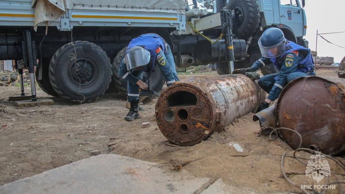 Пять авиационных мин времён Великой Отечественной войны нашли в Кронштадте