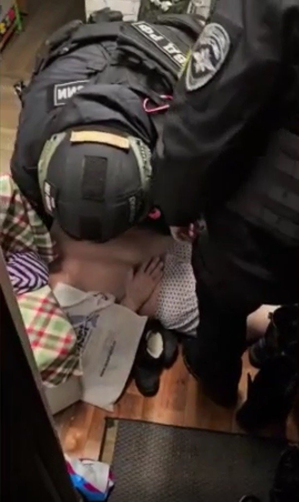 Скриншот видео: ГУ МВД по Петербургу