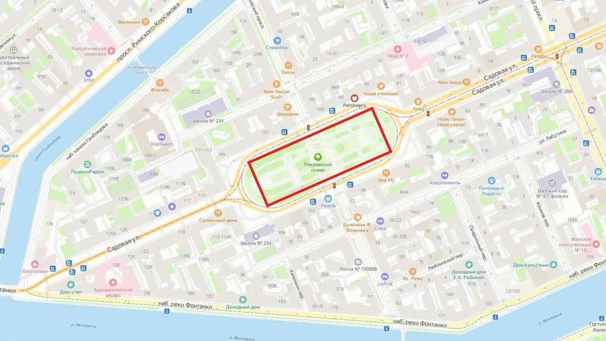 Петербуржцы смогут предложить идеи благоустройства Адмиралтейского района