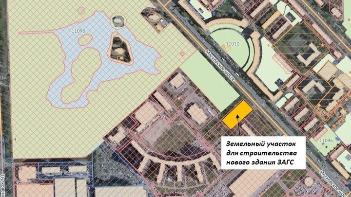 В Московском районе построят новый ЗАГС за полмиллиарда рублей