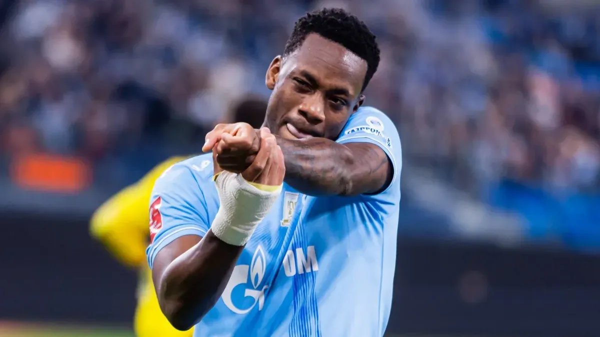 Нападающий «Зенита» Джон Дуран. Фото: ФК «Зенит»