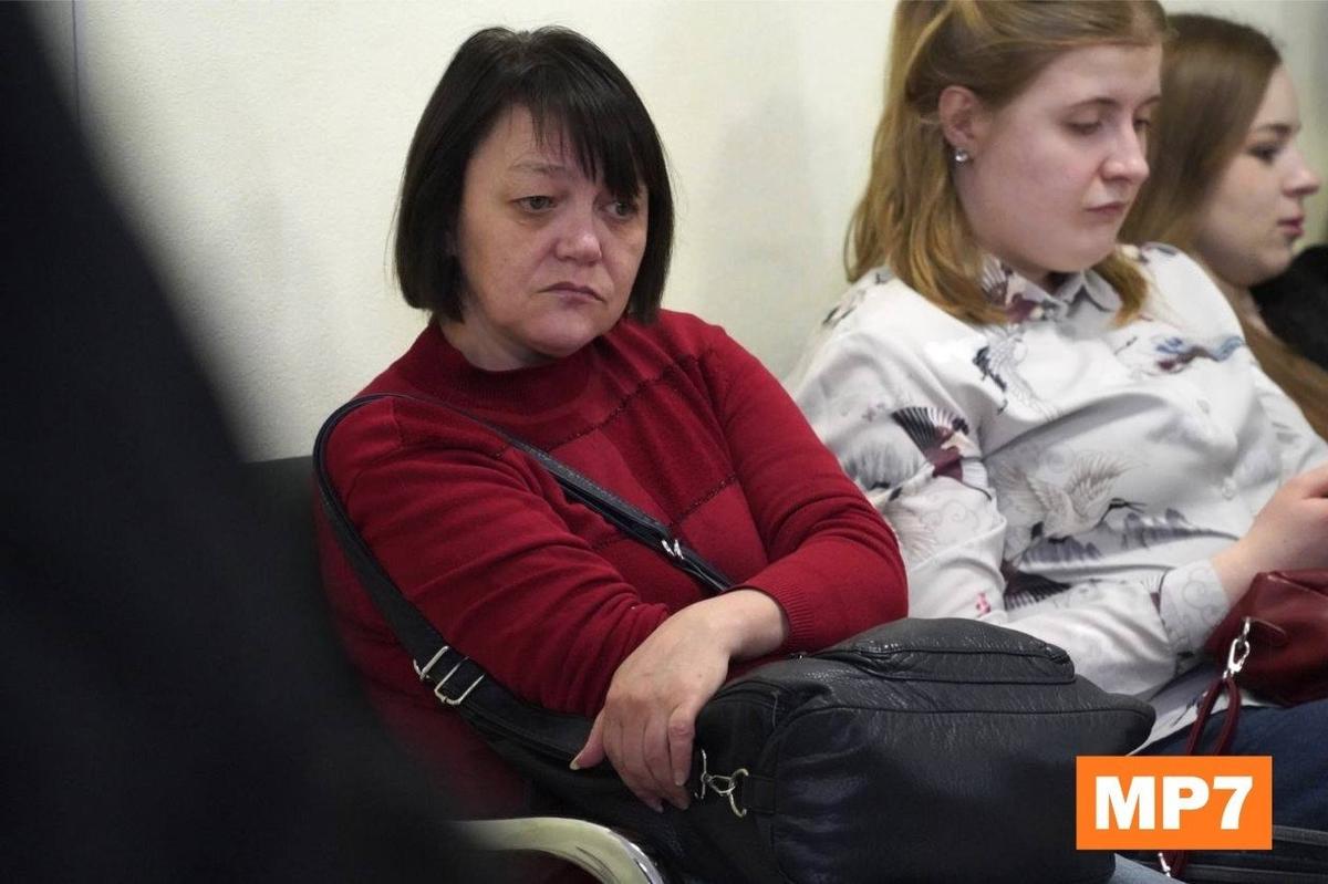 Мама Яна Ксенжепольского** Зоя в ожидании оглашения приговора. Фото: Павел Борисенко / МР7