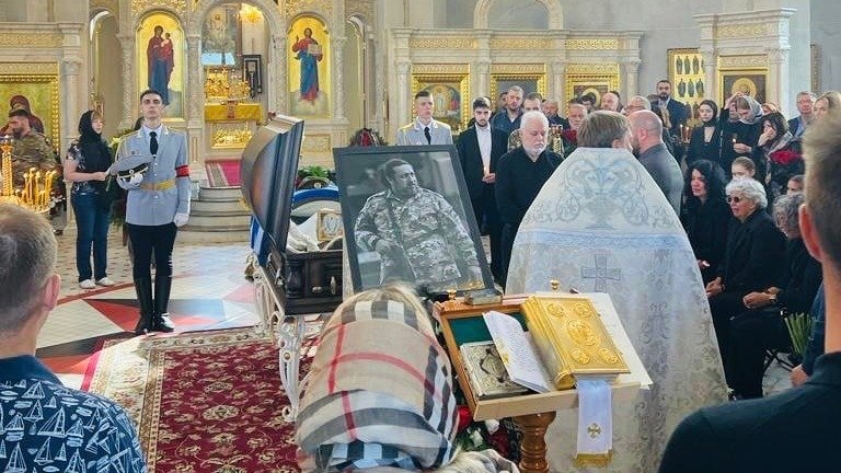 На Смоленском кладбище похоронили погибшего на СВО предпринимателя Симоса Панагиотидиса