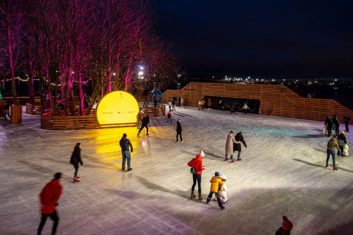 Каток в «Севкабель Порту». Фото: Олег Золото / MR7