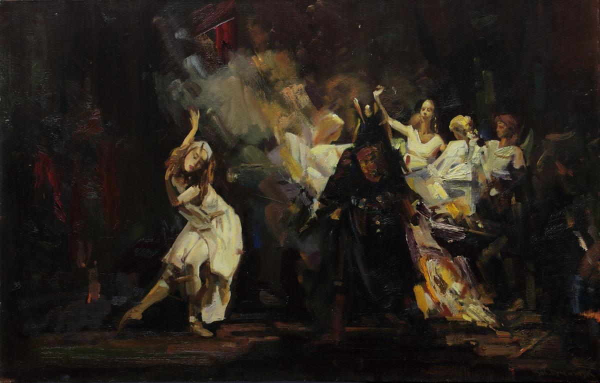 Василий Братанюк, «Балет Фауст. Последний танец Маргариты. Солистка балета Ирина Перрен». 2008 год