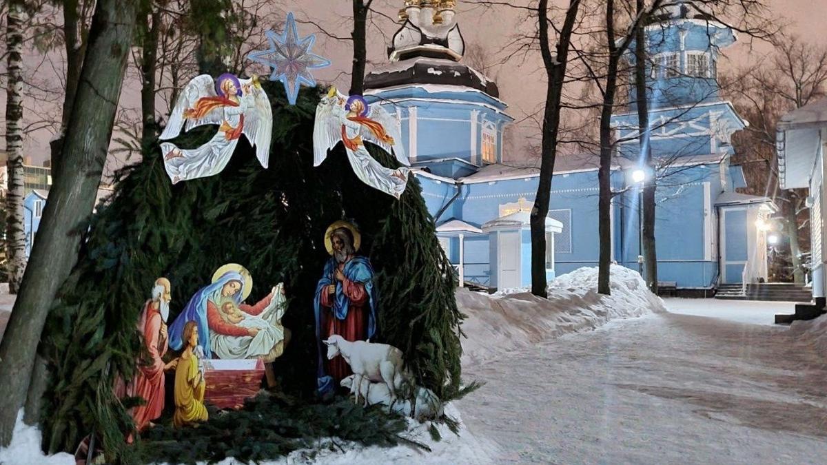 Рождественский вертеп Чудо в Вифлееме, 7 фигурок, 10-30 см