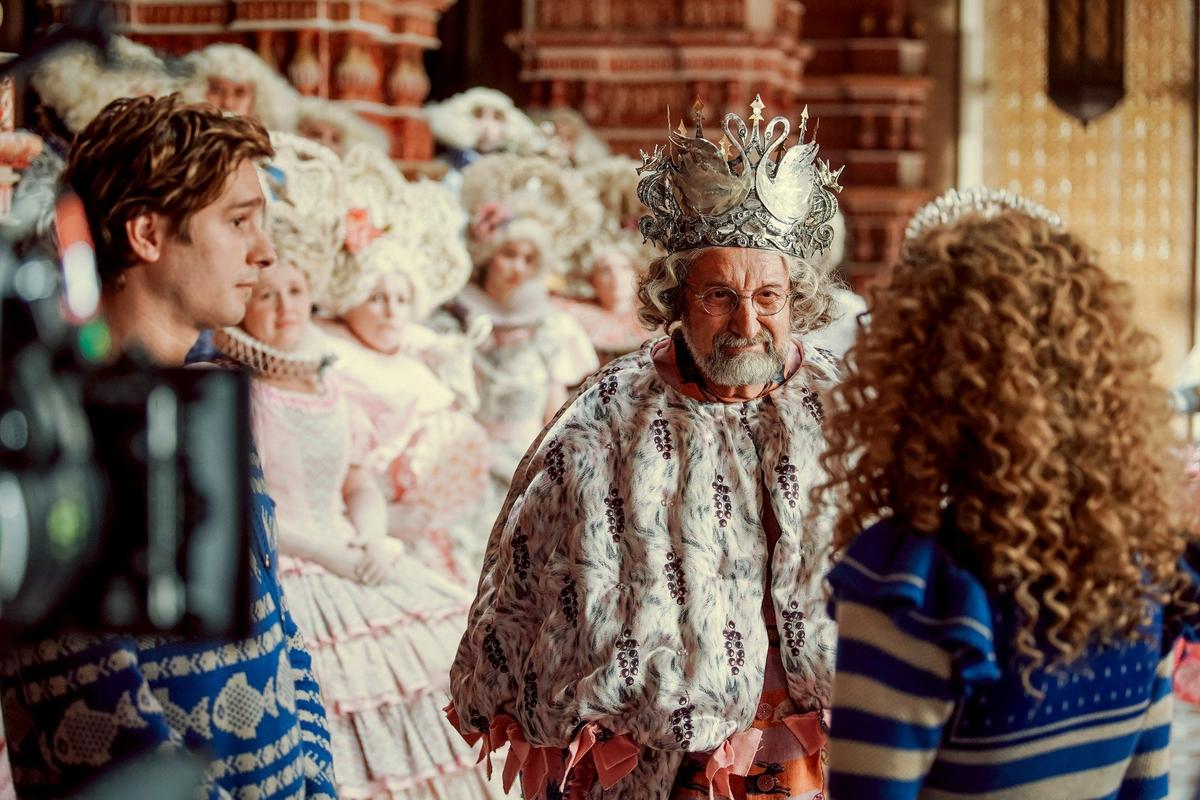 Фото со съёмок фильма «Летучий корабль»