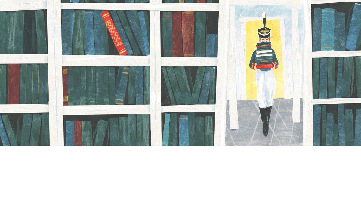 В Лермонтовке появился солдат Семён, который любит читать