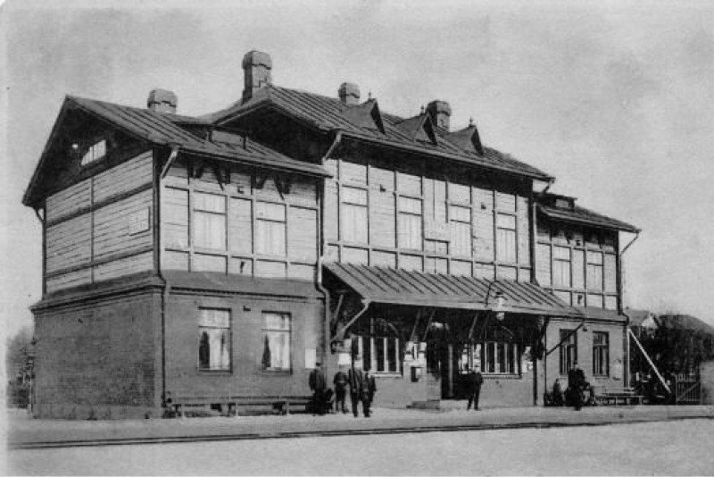 Так вокзал выглядел в начале XX века. Фото: предоставлено организаторами проекта