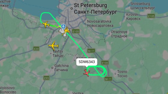 Скриншот сайта: flightradar24