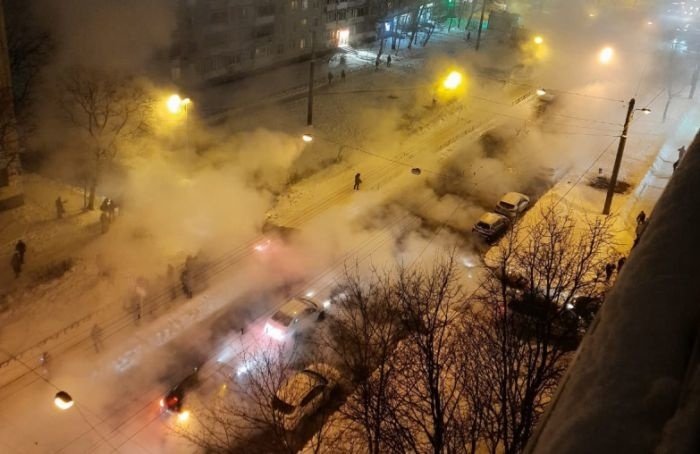 Из-за аварии на улице Есенина остановлено движение троллейбусов