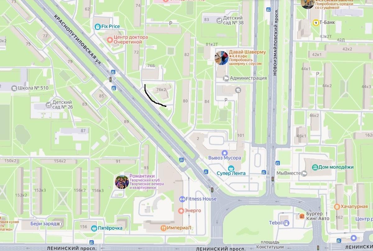 Схема: «Яндекс.Карты»