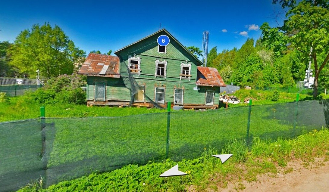 Дом Генриха Небе, 2022 год. Изображение: «Яндекс.Панорамы»